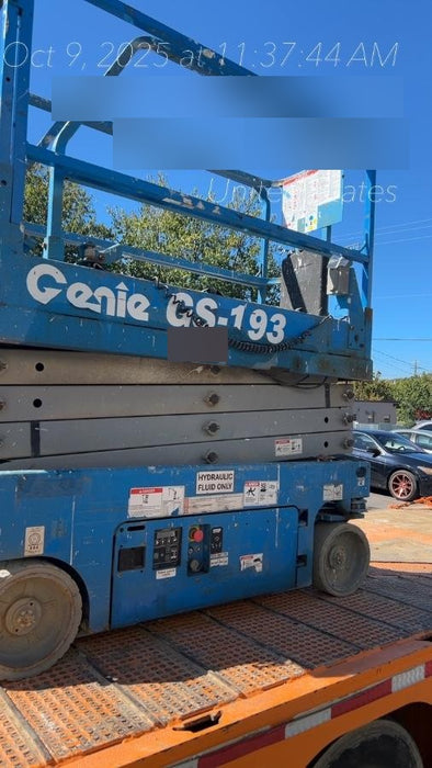 2019 Genie GS-1930 Fixed Rails with Chain Entry