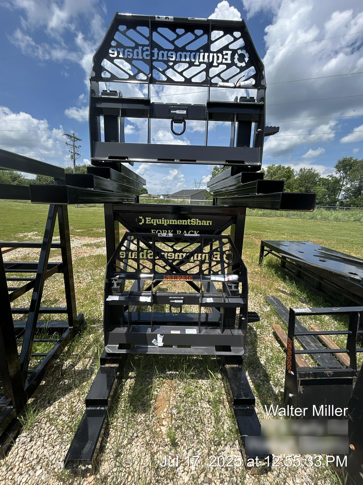 2025 FLUID POWER SUPPORT Fork Rack