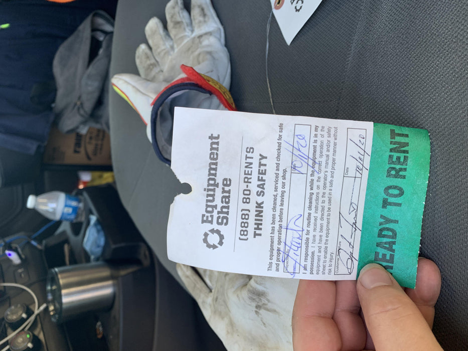 2019 Genie GTH-844 Cab/Heat/AC, Solid RT Tires, LED Work Lights, Beacon 60" QA Carriage, 48" Forks