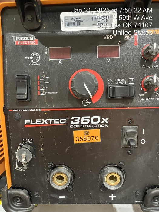 2023 LINCOLN ELECTRIC FLEXTEC 350X