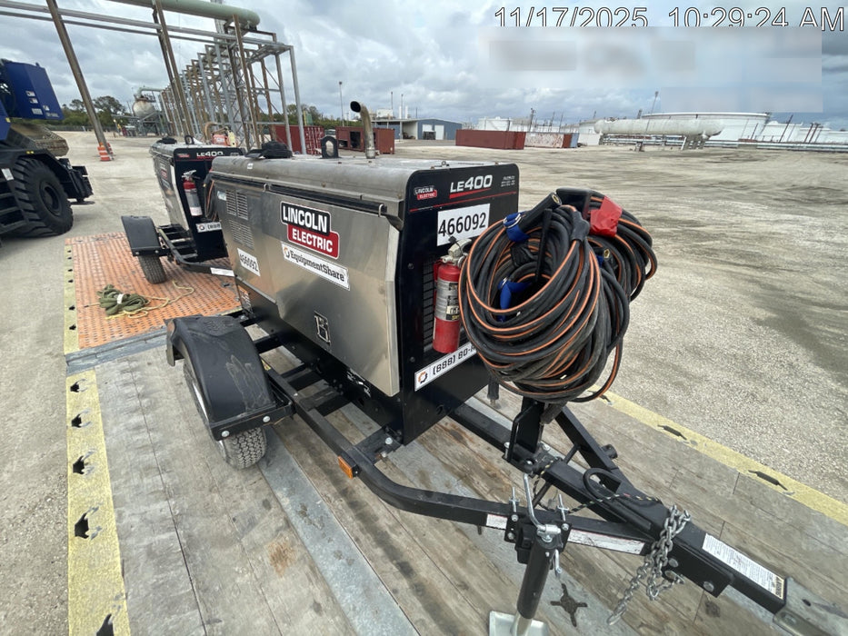 2024 Lincoln Electric LE400 Kubota V1505, Trlr, Cable Rack, Light Kit, ES Decals, T3