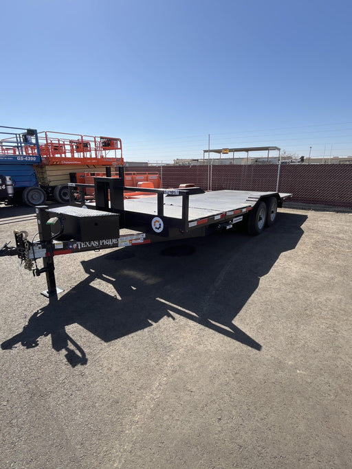 2024 TEXAS PRIDE TRAILERS 21' Lowboy Gravity Tilt Bed 14K Bumper Pull Trailer