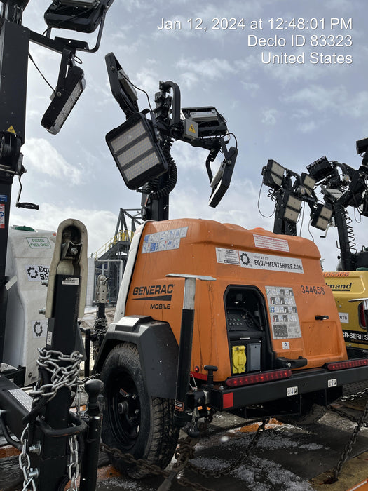 2023 Generac MLT2 Diesel, Flex Switch 120V Input, Powerzone Controller, (4) 320W LED Lights, 4kW Generator, 39.9 Gal Fuel Tank, 2" Ball, T3