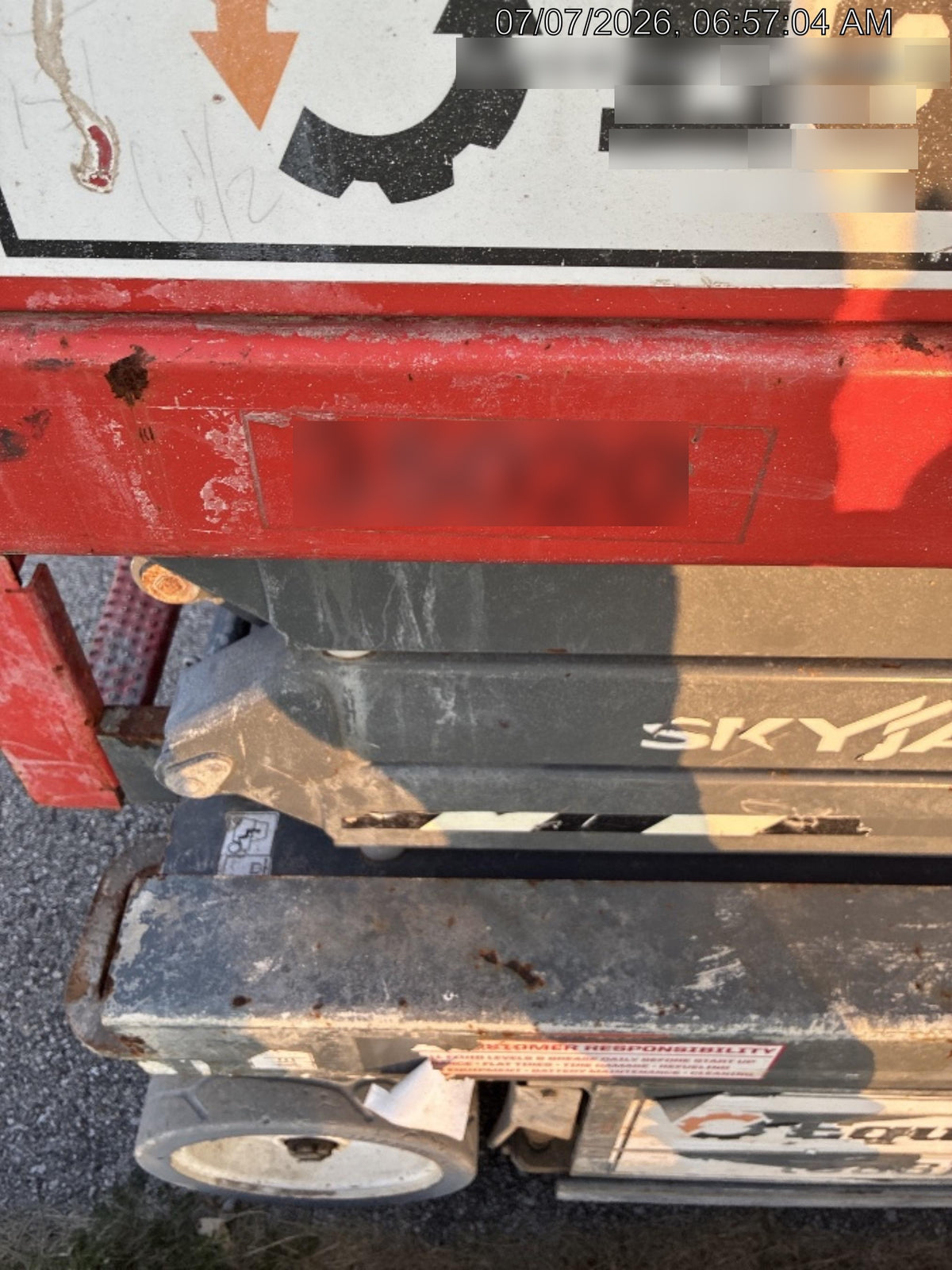 2019 Skyjack SJIII-3219 Standard Options, Trojan Batteries