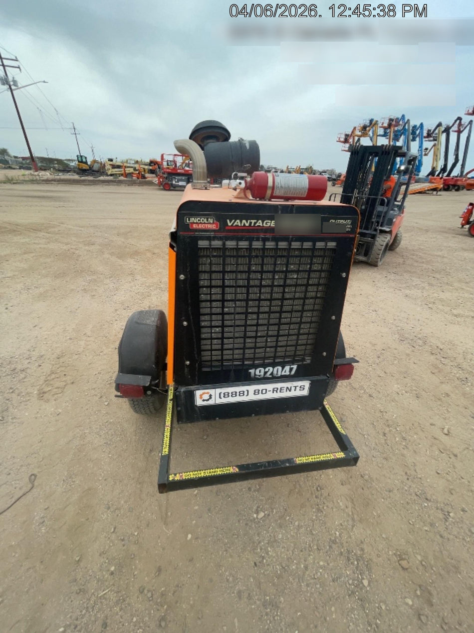 2021 Lincoln Electric Vantage 549X Ready Pak 3, ORANGE (includes trailer, cable rack, fender light kit)