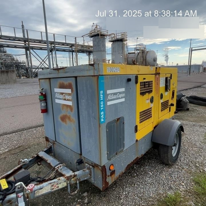 2020 ATLAS COPCO PAS 150 HF CS Enclosed