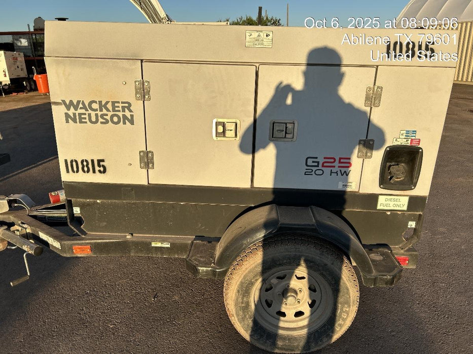 2018 WACKER NEUSON G25