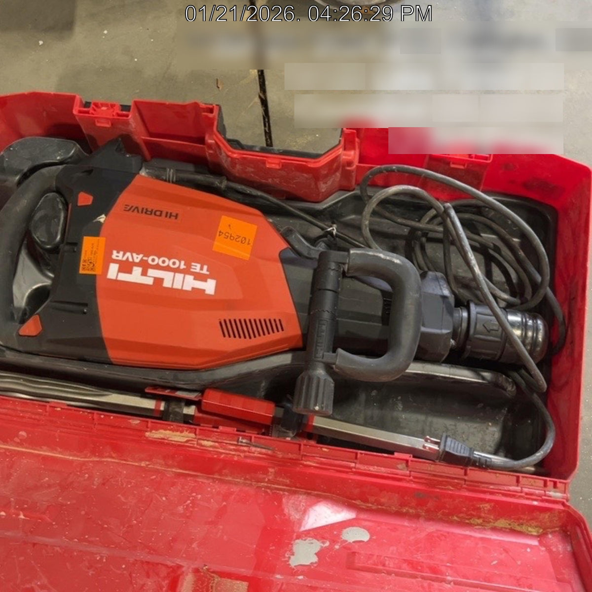 2020 HILTI TE 1000-AVR