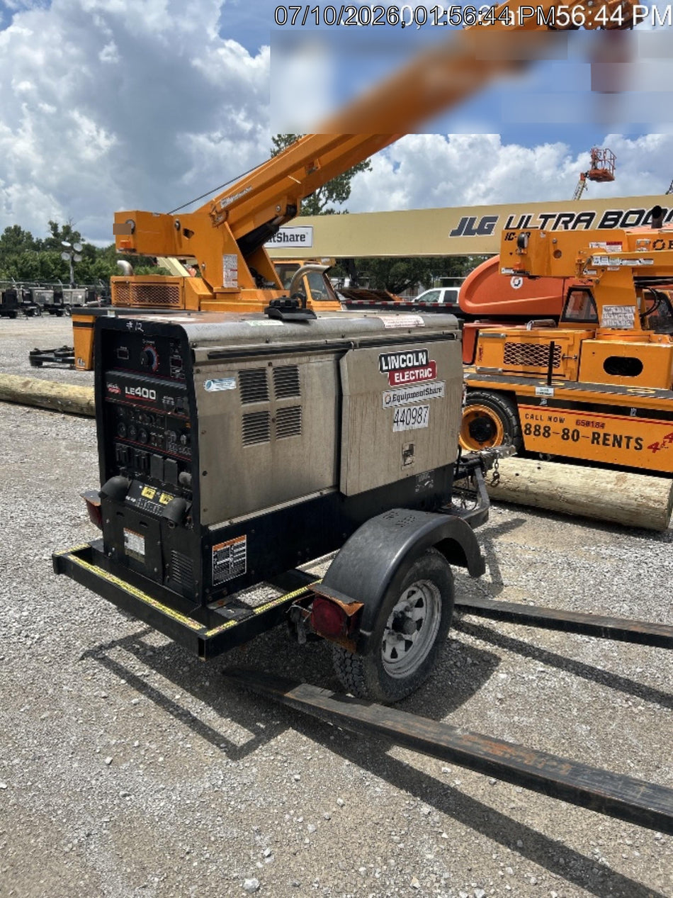 2024 Lincoln Electric LE400 Kubota V1505, Trlr, Cable Rack, Light Kit, ES Decals, T3