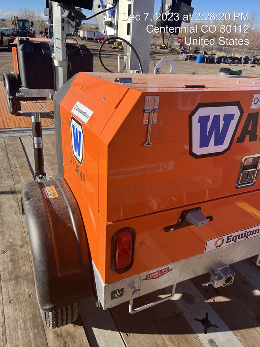 2023 Wanco WLTT-4MM4K Diesel, Deep Sea Controller, Shore Power Plug, Auto Start, (4) 350W LED Floodlights, 4kW Generator, 60 Gal Fuel Tank, 2" Ball, T3
