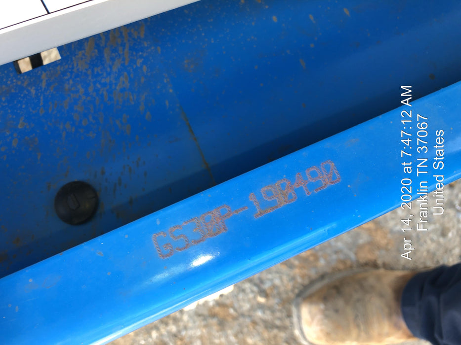 2019 Genie GS-1930 Fixed Rails with Chain Entry