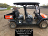 2021 Kubota RTV-X1140W-H Plastic Canopy, Windshield Acrylic Clear, LED Strobe Light, Wire Harness Kit, Back up Alarm