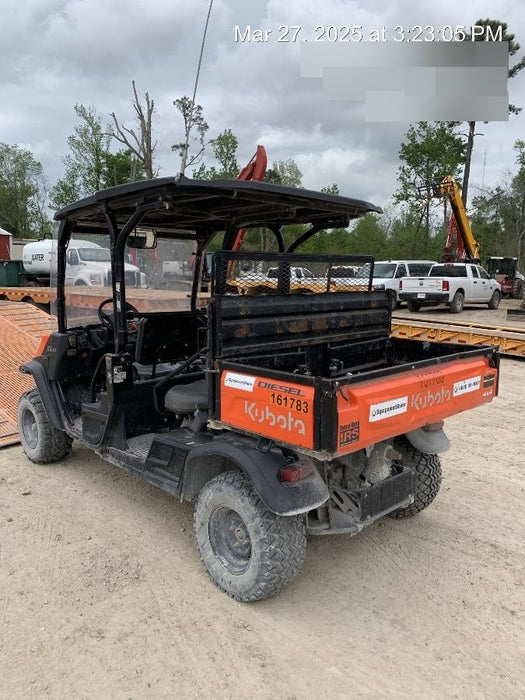 2021 Kubota RTV-X1140W-H Plastic Canopy, Windshield Acrylic Clear, LED Strobe Light, Wire Harness Kit, Back up Alarm