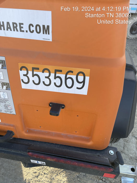 2023 Generac MLT2 Diesel, Flex Switch 120V Input, Powerzone Controller, (4) 320W LED Lights, 4kW Generator, 39.9 Gal Fuel Tank, 2" Ball, T3