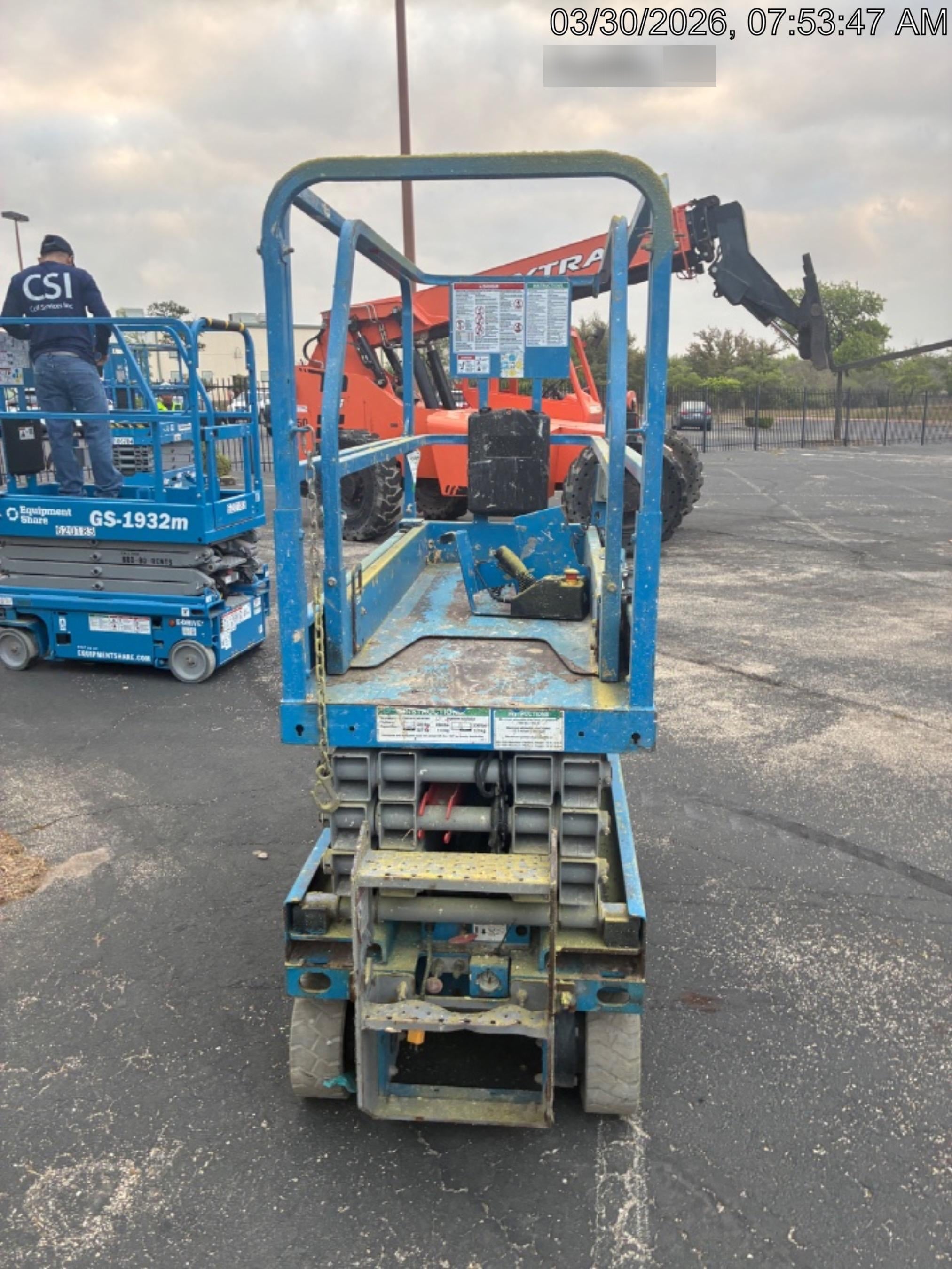 2019 Genie GS-1930 Fixed Rails with Chain Entry