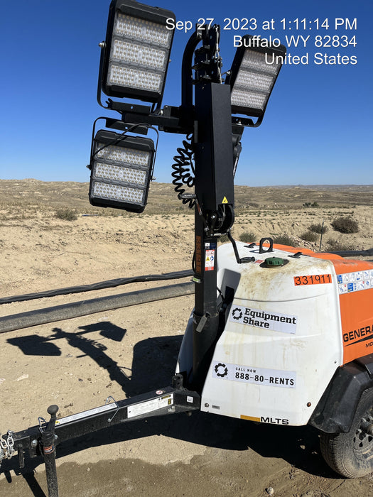 2023 Generac MLT2 Diesel, Flex Switch 120V Input, Powerzone Controller, (4) 320W LED Lights, 4kW Generator, 39.9 Gal Fuel Tank, 2" Ball, T3