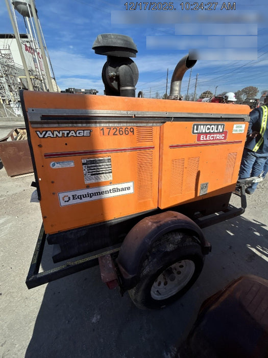 2021 Lincoln Electric Vantage 549X Ready Pak 3, ORANGE (includes trailer, cable rack, fender light kit)