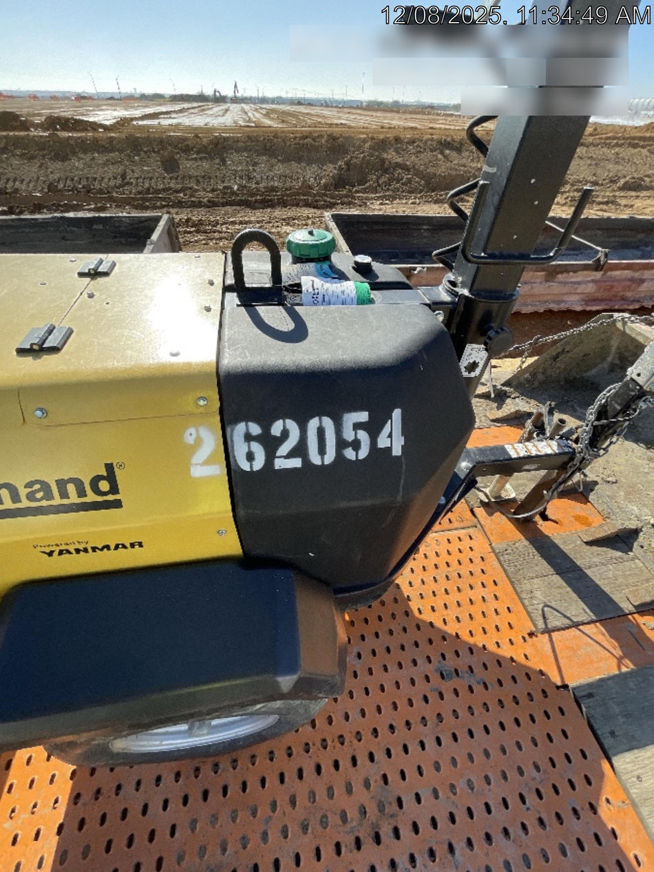 2022 Allmand NLV3GR (4) LED Light Fixture 350W, 23' Vertical Mast, 3kW Prime, Towable, ES Decals, T3