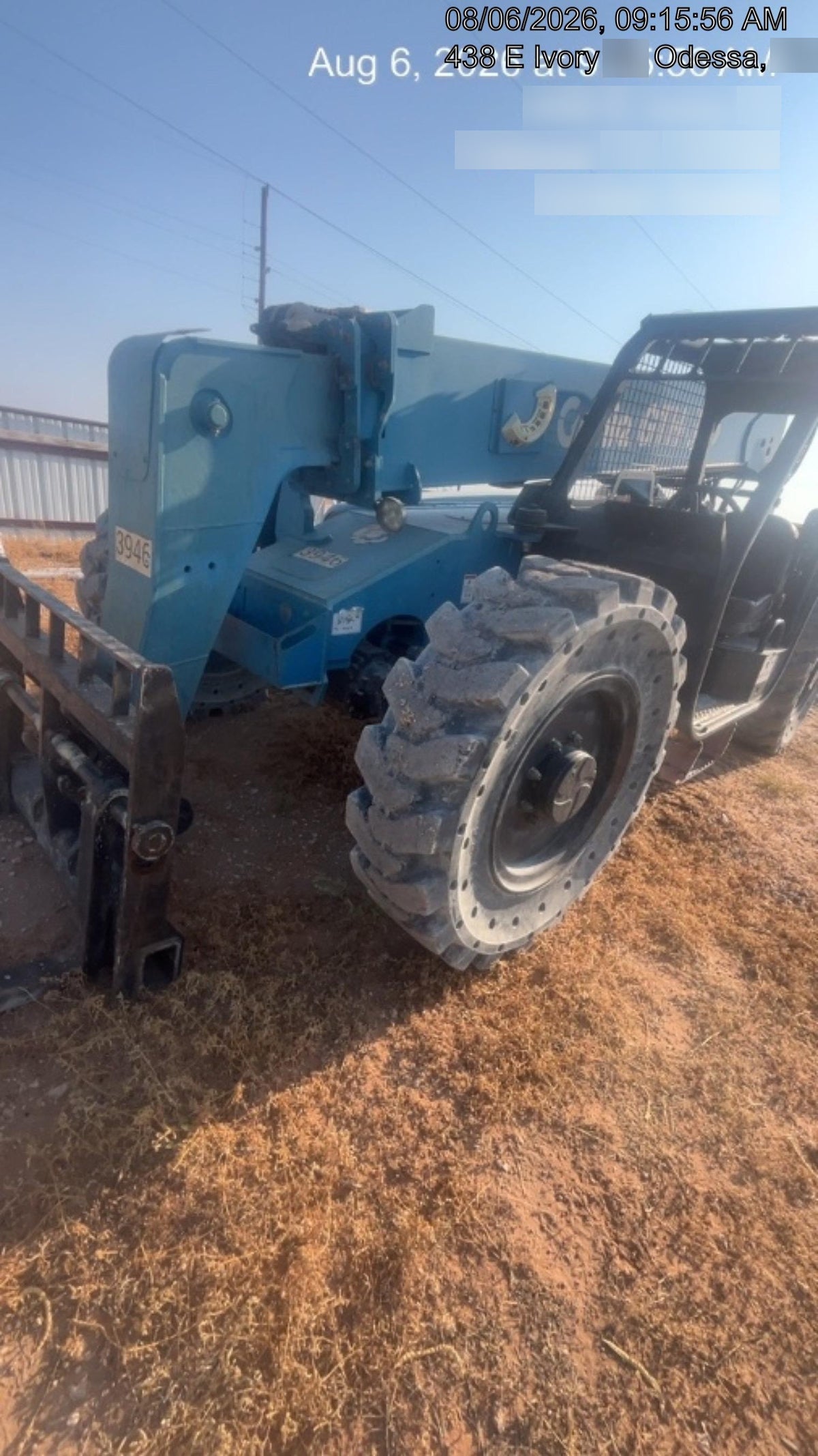 2017 Genie GTH-636 Genie GTH636, Foam Filled Tires, 48" carriage