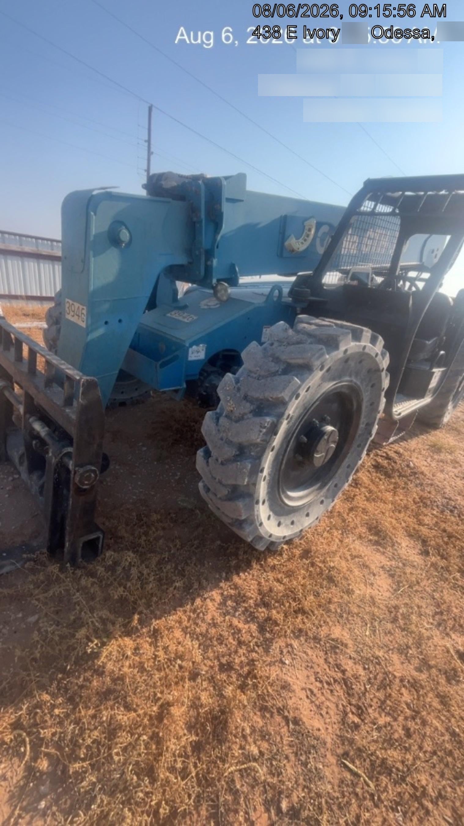 2017 Genie GTH-636 Genie GTH636, Foam Filled Tires, 48" carriage