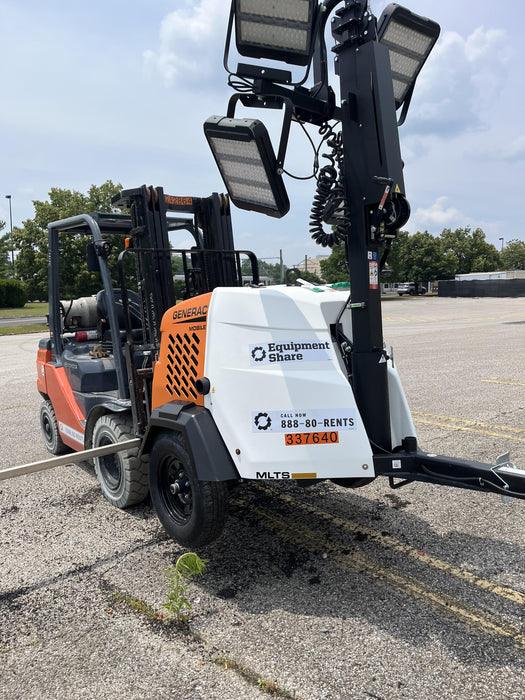 2023 Generac MLT2 Diesel, Flex Switch 120V Input, Powerzone Controller, 
(4) 320W LED Lights, 4kW Generator, 39.9 Gal Fuel Tank, 2" Ball, T3