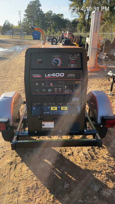 2022 Lincoln Electric LE400 Kubota V1505, Trlr, Cable Rack, Light Kit, ES Decals, T3