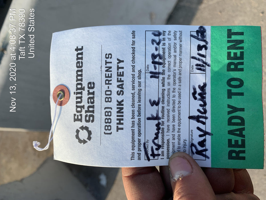 2020 Kubota RTV-X1140 4 Seat UTV, 4WD, Canopy, Standard Rental Spec