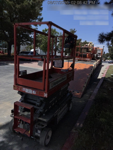 2020 Skyjack SJIII-3219 Solid NM Tires, Half height spring hinged entry gate, Dual Beacons, 800W Inverter