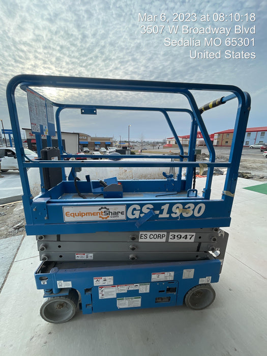 2017 Genie GS-1930 Genie 1930 Scissor Lift
