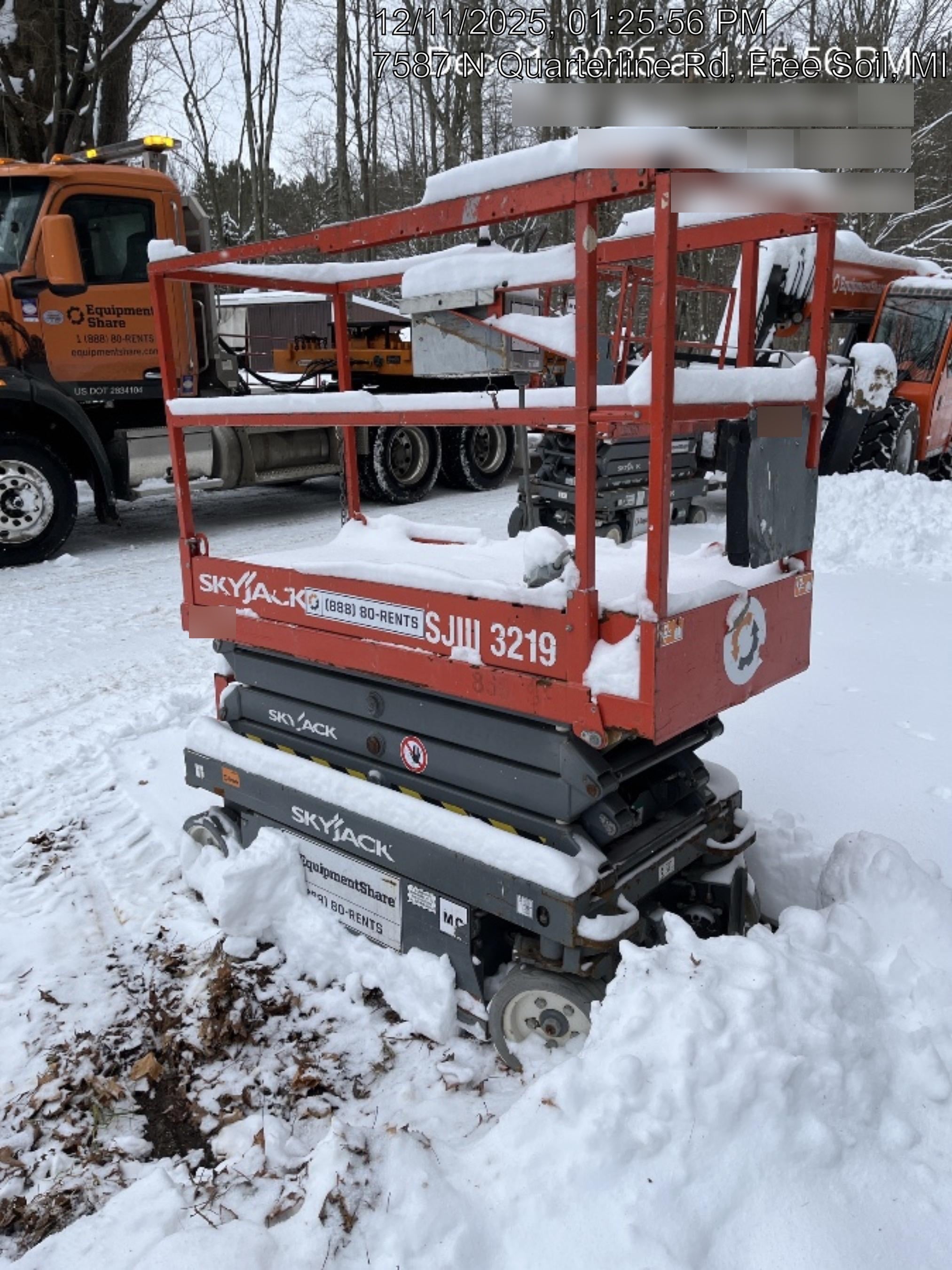 2017 Skyjack SJIII-3219 Standard Rental Specs