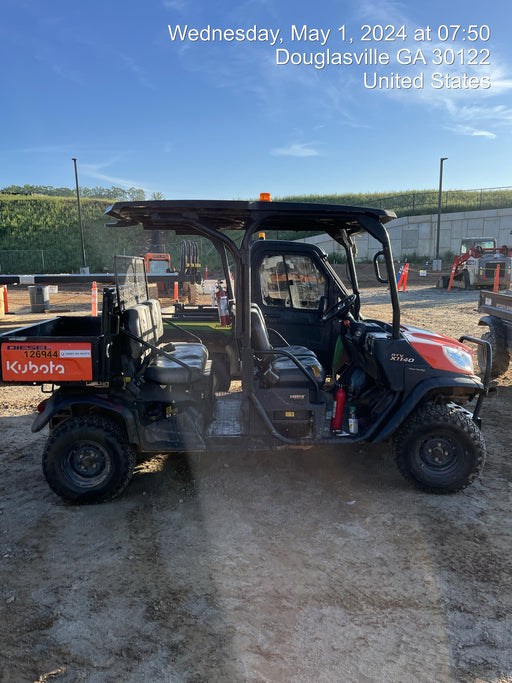 Kubota RTV-X1140W-H Plastic Canopy, Windshield Acrylic Clear, LED Strobe Light, Wire Harness Kit, Back up Alarm