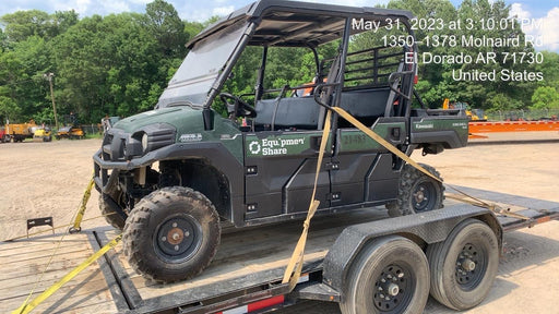 Kawasaki MULE PRO-DX Kawasaki Mule 4x4 Diesel UTV w/Hard Top, Windshield, Beacon, Backup Alarm, ES Keypad/Hardware Installed