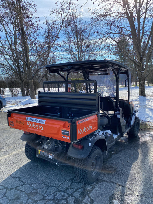 2021 Kubota RTV-X1140W-H Plastic Canopy, Windshield Acrylic Clear, LED Strobe Light, Wire Harness Kit, Back up Alarm