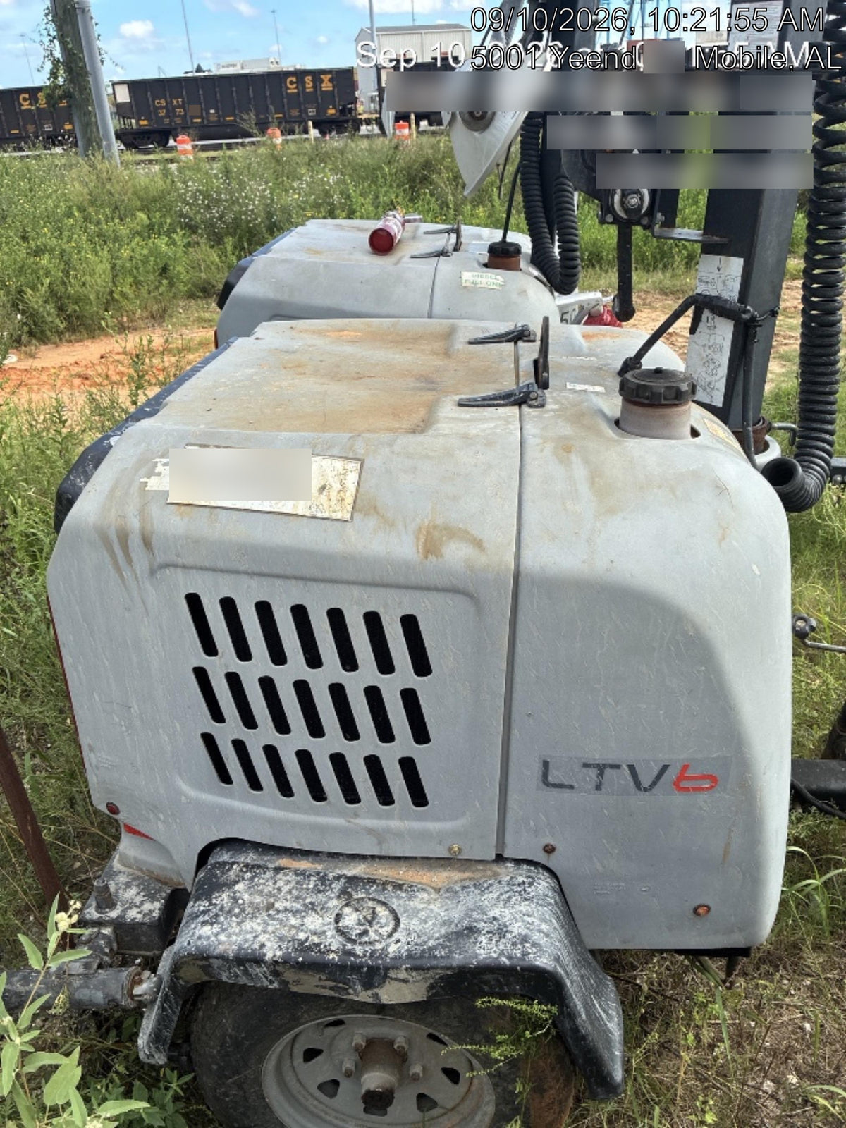 2019 Wacker Neuson LTV6L-MH Wacker Neuson LTV6L Mobile Light Tower w/Fuel Level Sensor Installed