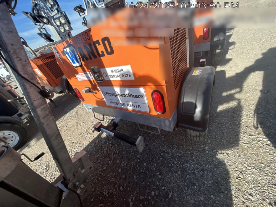 2024 Wanco WLTT-4MM4K Diesel, Deep Sea Controller, Shore Power Plug, Auto Start, (4) 350W LED Floodlights, 4kW Generator, 60 Gal Fuel Tank, 2" Ball, T3