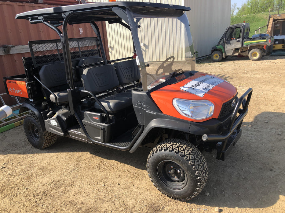 2022 Kubota RTV-X1140W-H Plastic Canopy, Windshield Acrylic Clear, LED Strobe Light, Wire Harness Kit, Back up Alarm
