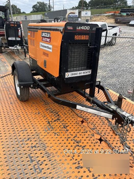 2022 Lincoln Electric LE400 Kubota V1505, Trlr, Cable Rack, Light Kit, ES Decals, T3