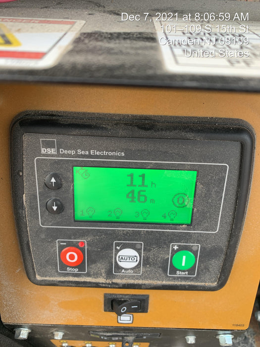 2021 Allmand NLV3GR (4) LED Light Fixture 350W, 23' Vertical Mast, 3kW Prime, Towable, Deep Sea L401, Leveling Jacks, Yanmar T4F 5.8hp