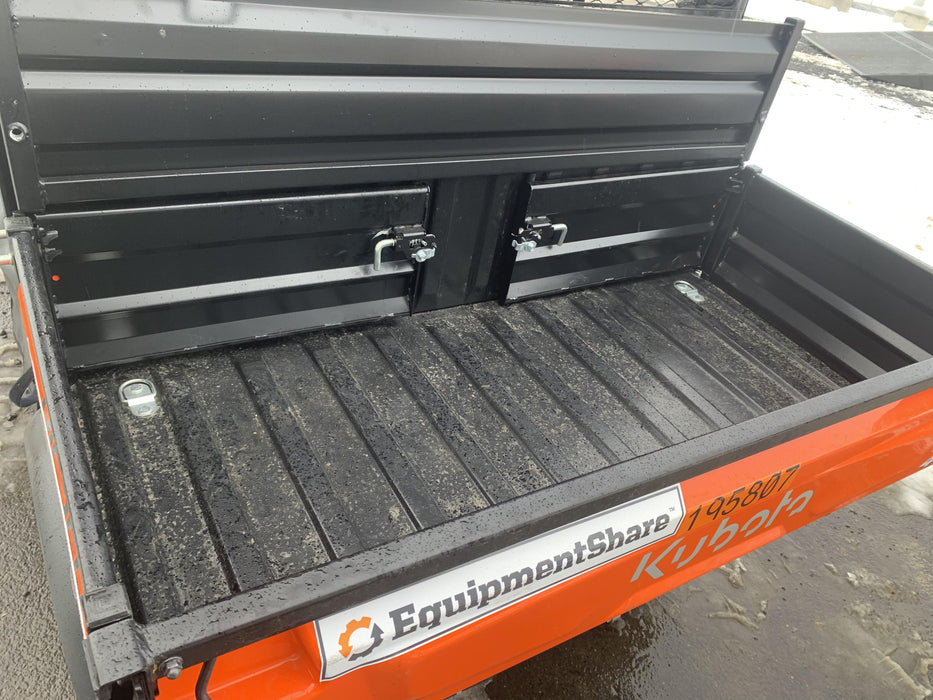 2022 Kubota RTV-X1140W-H Plastic Canopy, Windshield Acrylic Clear, LED Strobe Light, Wire Harness Kit, Back up Alarm