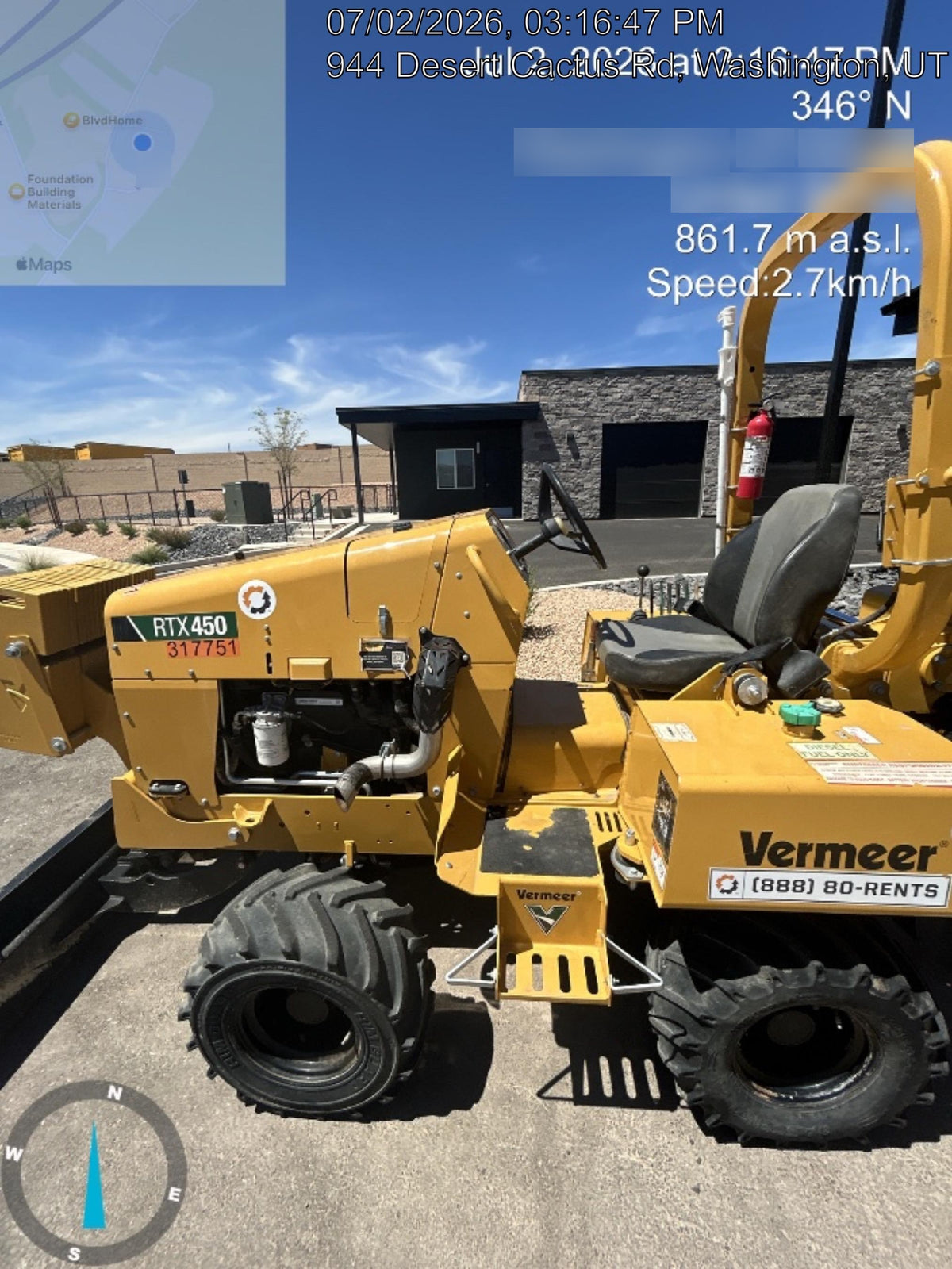 2023 VERMEER RTX450