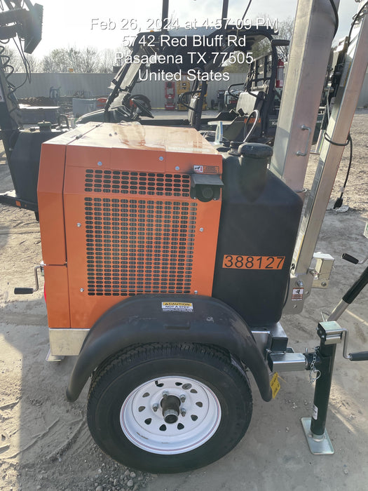 2024 Wanco WLTT-4MM4K Diesel, Deep Sea Controller, Shore Power Plug, Auto Start, (4) 350W LED Floodlights, 4kW Generator, 60 Gal Fuel Tank, 2" Ball, T3