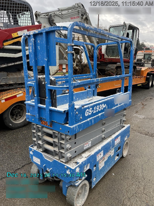 2019 Genie GS-1930 Fixed Rails with Chain Entry