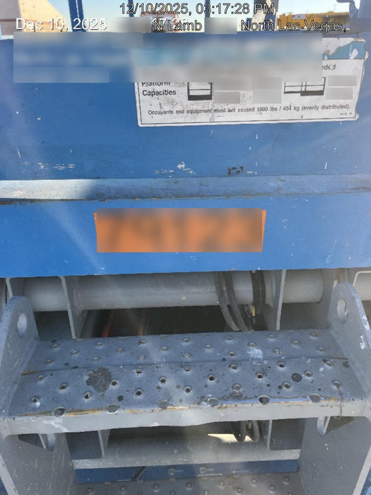 2019 Genie GS-2646 folding rails with full height swing gate