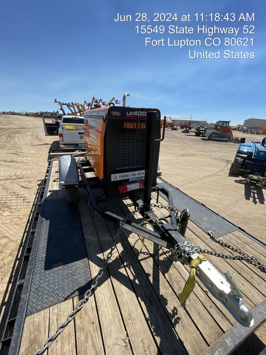 2022 Lincoln Electric LE400 Kubota V1505, Trlr, Cable Rack, Light Kit, ES Decals, T3