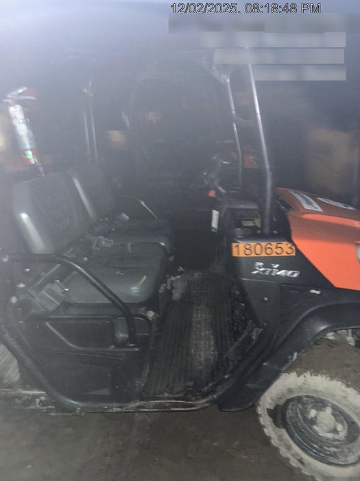 2021 Kubota RTV-X1140W-H Plastic Canopy, Windshield Acrylic Clear, LED Strobe Light, Wire Harness Kit, Back up Alarm