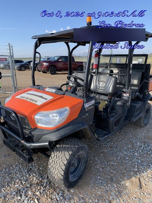 2022 Kubota RTV-X1140W-H Plastic Canopy, Windshield Acrylic Clear, LED Strobe Light, Wire Harness Kit, Back up Alarm