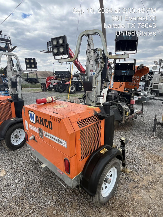 2024 Wanco WLTT-4MM4K Diesel, Deep Sea Controller, Shore Power Plug, Auto Start, (4) 350W LED Floodlights, 4kW Generator, 60 Gal Fuel Tank, 2" Ball, T3