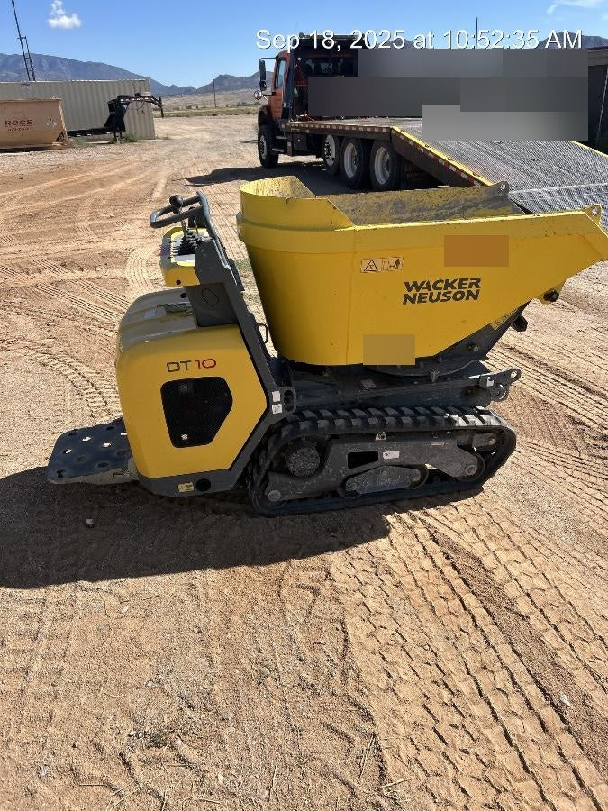 2019 WACKER NEUSON DT10
