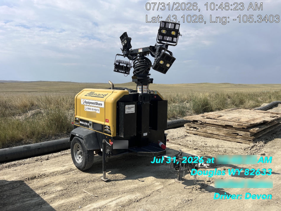 2019 Allmand MAXI-LITE II Allmand Maxi-Lite Pro II V 20 kW Light Tower w/Arctic Package, LED Light Package
