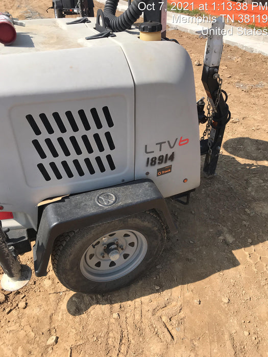 2018 Wacker Neuson LTV6L-MH Wacker Neuson LTV6L Mobile Light Tower w/Fuel Level Sensor Installed